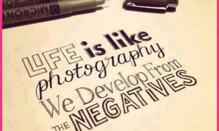 Turning Negatives Into Positives