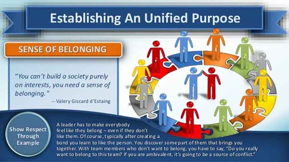 Change In A Sense Of Belonging And Purpose